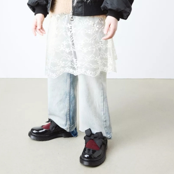 Dr Martens Junior Maccy II Patent Leather Mary Jane Shoes Doc Marten, Toddler12 - Picture 3 of 7